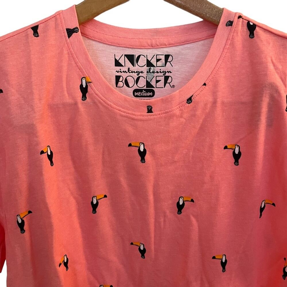 NWT Knicker Bocker Men’s Short Sleeve T-Shirt Bundle 2 Shirts “Vintage Design” M - Picture 3 of 15
